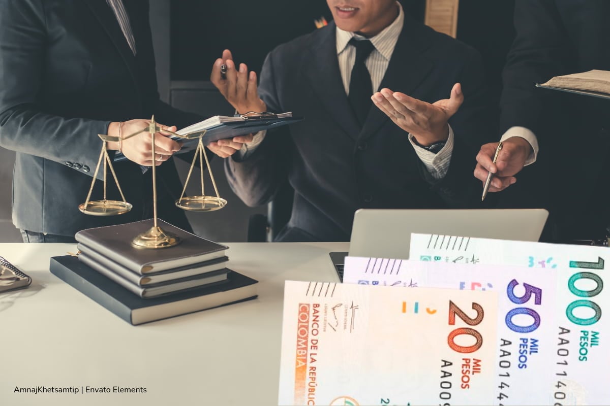 Tarifas de abogados en Colombia 2025
