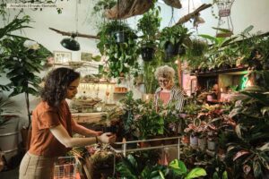 huerta en casa, Personas cultivando plantas en un jardín doméstico, Más Colombia