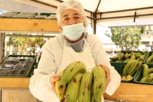 mercados campesinos, señora atendiendo mercado, Más Colombia