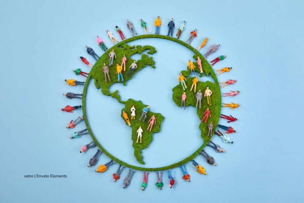 Día Internacional de la Biodiversidad: lo que no se dice sobre la deforestación en Colombia 2 Día Internacional de la Biodiversidad, representación de personas en la Tierra, Más Colombia