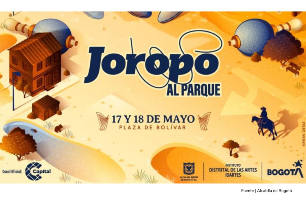 Joropo al Parque, publicidad del festival, Más Colombia