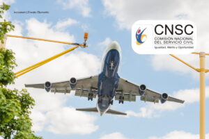 concurso Aerocivil Primera Fase, avión pasando en el aire, Más Colombia