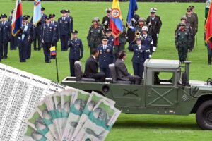 tabla salarial de las fuerzas militares y la policía nacional 2025, salario policia colombia 2025, salario fuerzas militares 2025, salario policia colombia, salario fuerzas militares colombia, Decreto 0616 de 2025, desfile, militar, más colombia