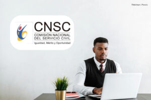 convocatoria Contralorías Territoriales, pruebas escritas de la CNSC, Hombre consultando citación para pruebas escritas de la CNSC, Más Colombia