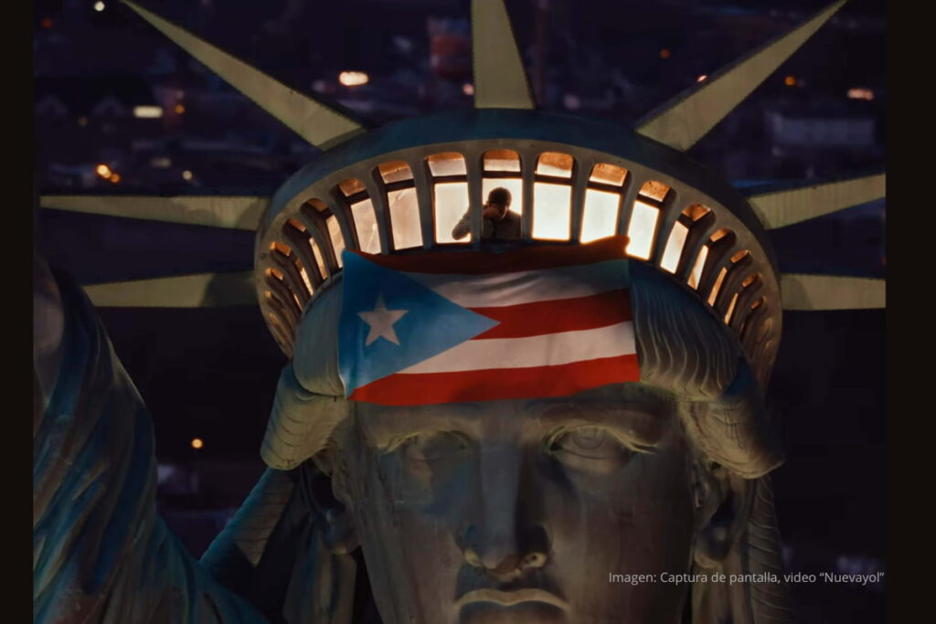 Bad Bunny, Nuevayol, Estatua de la Libertad