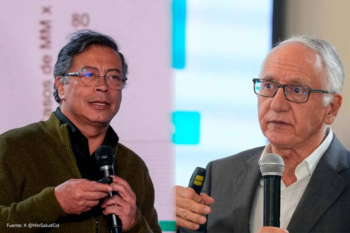 La salud en Colombia se hunde: EPS con patrimonio negativo y usuarios sin atención 1 Gustavo Petro y el ministro Guillermo Alfonso Jaramillo en consejo de ministros sobre la crisis de la salud Colombia.