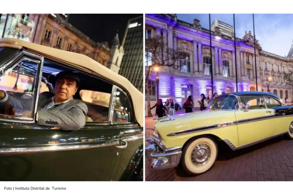 Desfile de Autos Clásicos y Antiguos 2025, Hombre desfilando con su carro clásico, Más Colombia