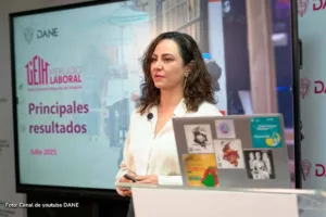 Piedad Urdinola directora del DANE presenta informe sobre desempleo en Colombia julio 2025
