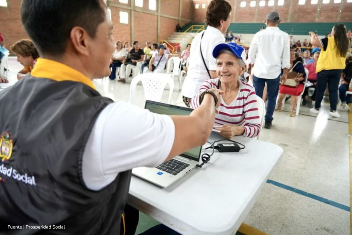 noveno ciclo de Colombia Mayor, Adulta mayor que hace parte del programa de Prosperidad Social, Más Colombia