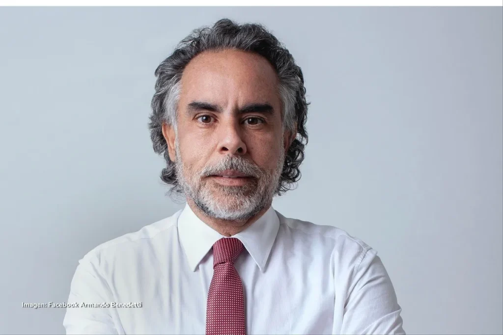 Armando Benedetti, ministro del Interior, vinculado a denuncias por contratos con la Fundación San José y títulos exprés.