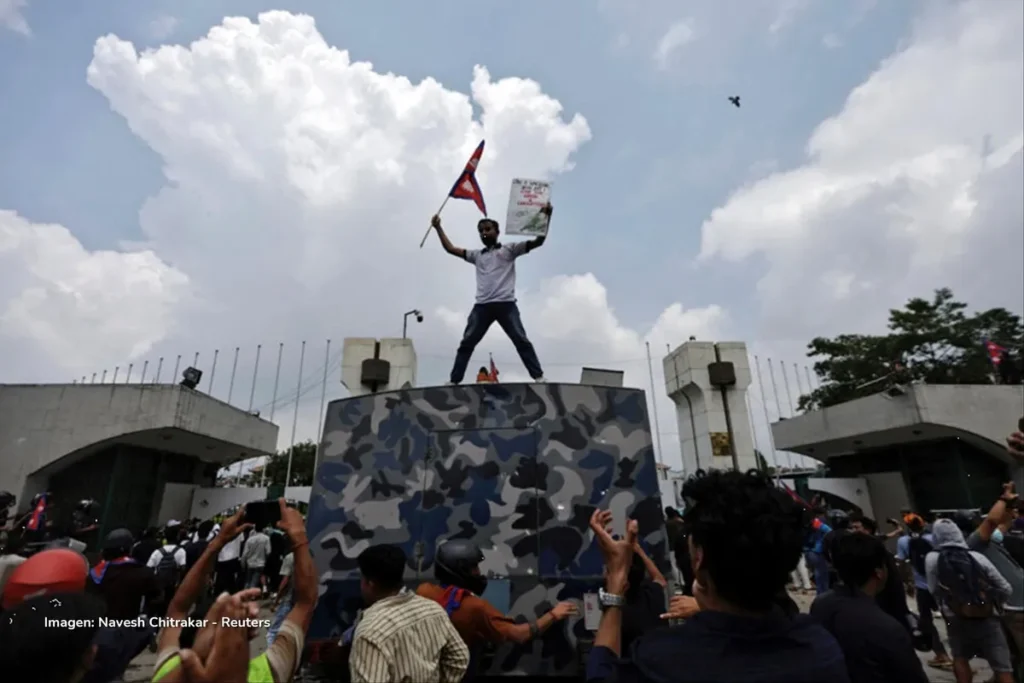 Protestas juveniles en países bajo tensión