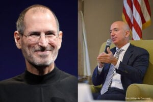 famosos que fueron adoptados, Steve Jobs y Jeff Bezos, Más Colombia