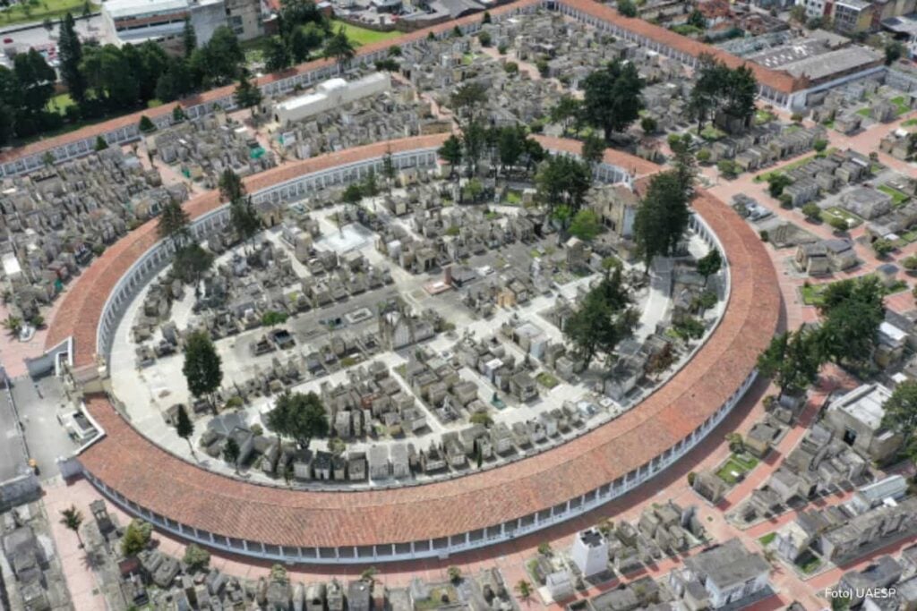 cementerios distritales, Cementerio Central de Bogotá, Más Colombia