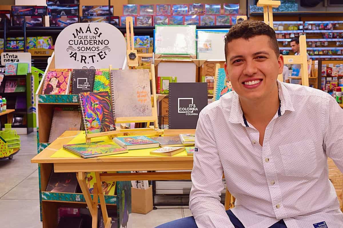 SOS Original, empresa de cuadernos, Cristian Estrada, fundador de SOS Original, Más Colombia