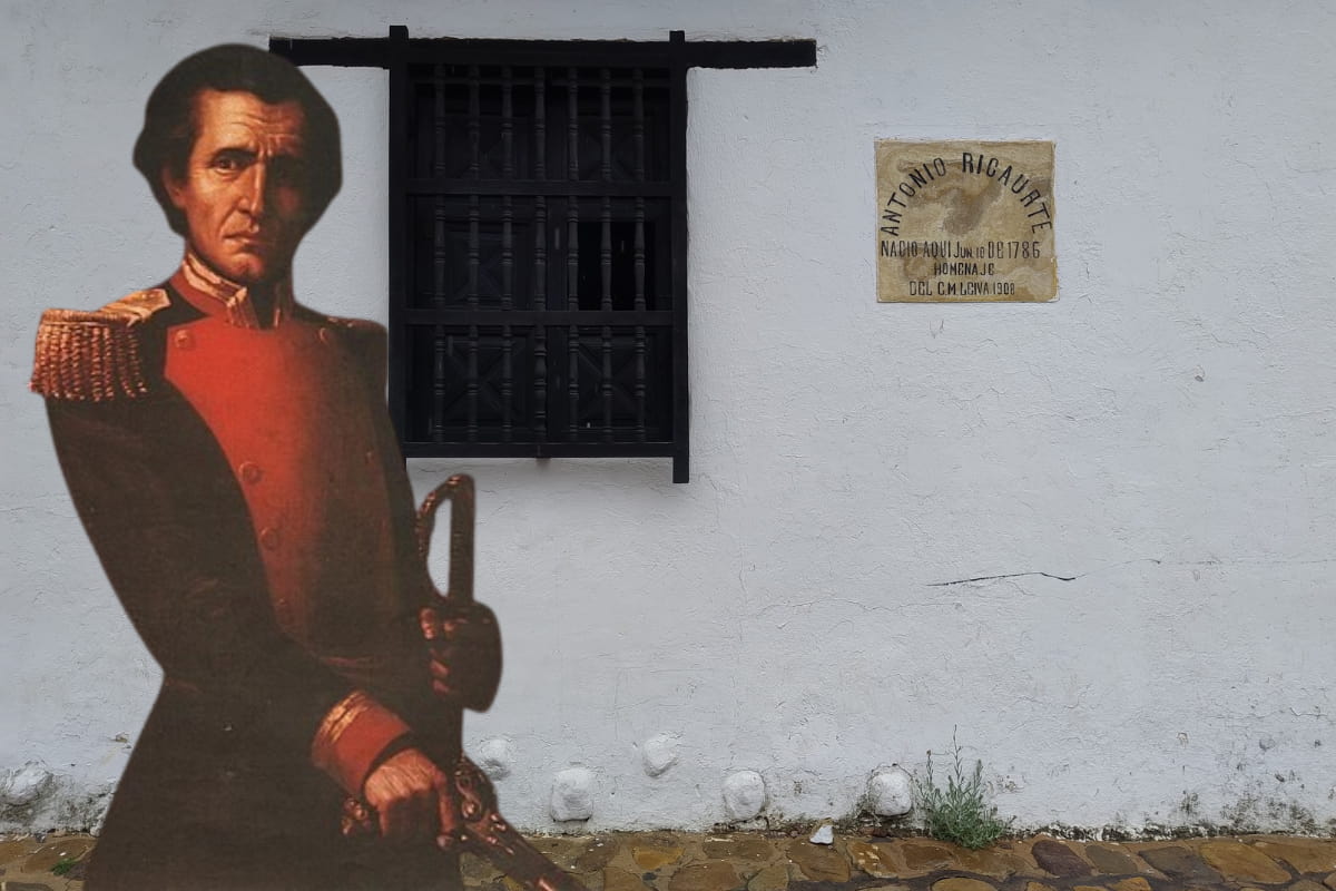Antonio Ricaurte, el héroe de Villa de Leyva que se inmoló por la Independencia y fue declarado patrono de la Fuerza Aérea Colombiana 1 Antonio Ricaurte, Villa de Leyva, En Villa de Leyva existe la casa y museo de Antonio Ricaurte, Más Colombia