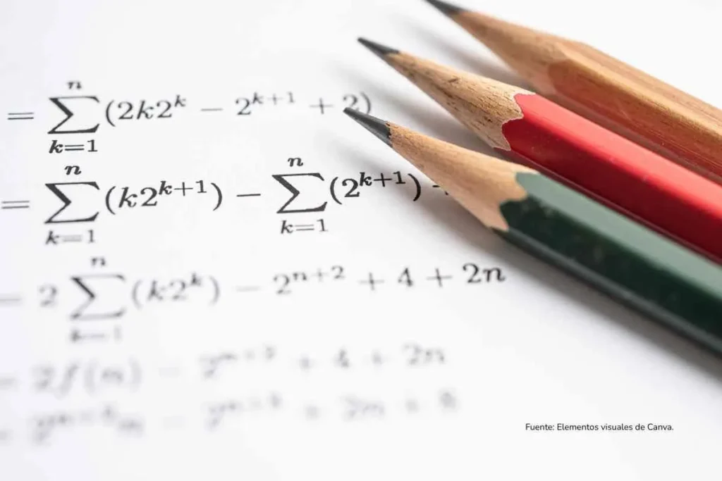 La Inversión educativa en América Latina es apenas del 3,8% del PIB que explica la baja movilidad social 2 lápices encima de una hoja con cálculos matemáticos