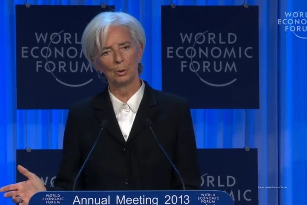 Cómo la OTAN y la guerra en Ucrania están redefiniendo el poder de la Unión Europea 2 La presidenta del Banco Central Europeo, Christine Lagarde se refirió a las tensiones geopolíticas y las implicaciones sociales de las transformaciones globales