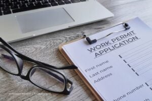 Work application permit