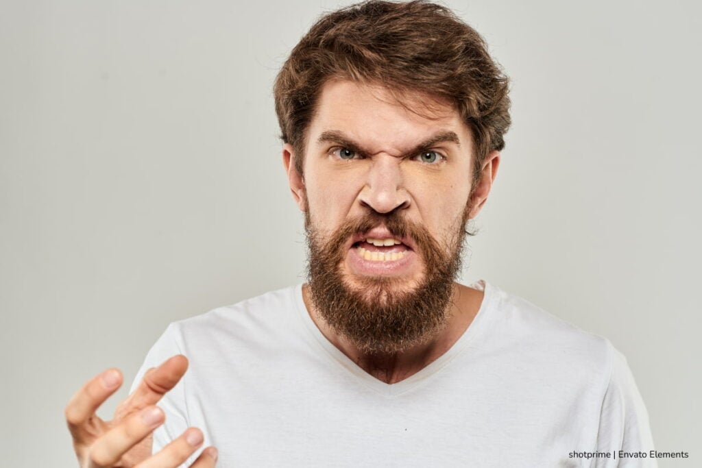 Por qué el hambre causa mal genio y puede afectar las emociones en la vida diaria 3 por qué el hambre causa mal genio, hombre colérico por no haber comido, Más Colombia