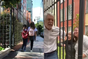 Enrique Peñalosa recibió una descarga electrica al tomarse una foto