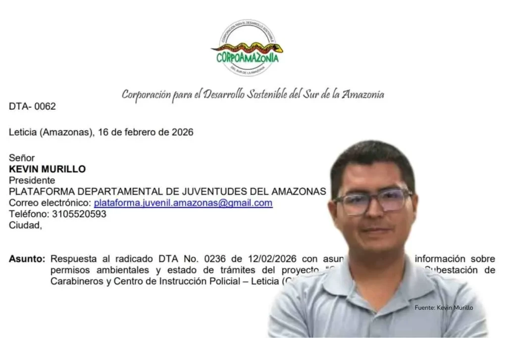 Base policial en Amazonía genera alarma por financiación extranjera y falta de consulta previa 2 Derecho de petición Kevin Murillo