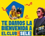 Gráfica promocional de El Club de la Sele con Carlos Vives y mensaje de bienvenida para los hinchas de la Selección Colombia.