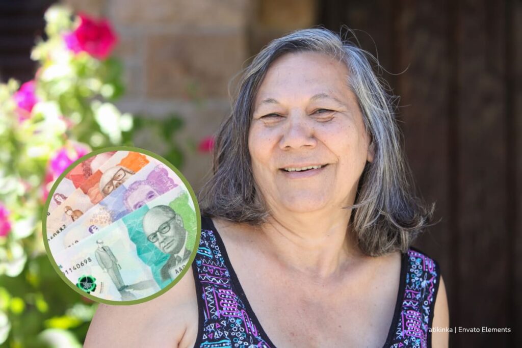 Colombia Mayor, mujer beneficiada en el programa Colombia Mayor, Más Colombia
