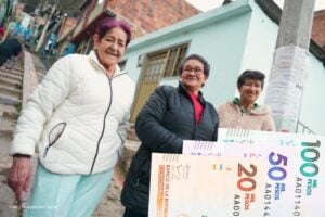 Colombia Mayor, señoras mayores afiliadas a Colombia Mayor, Más Colombia
