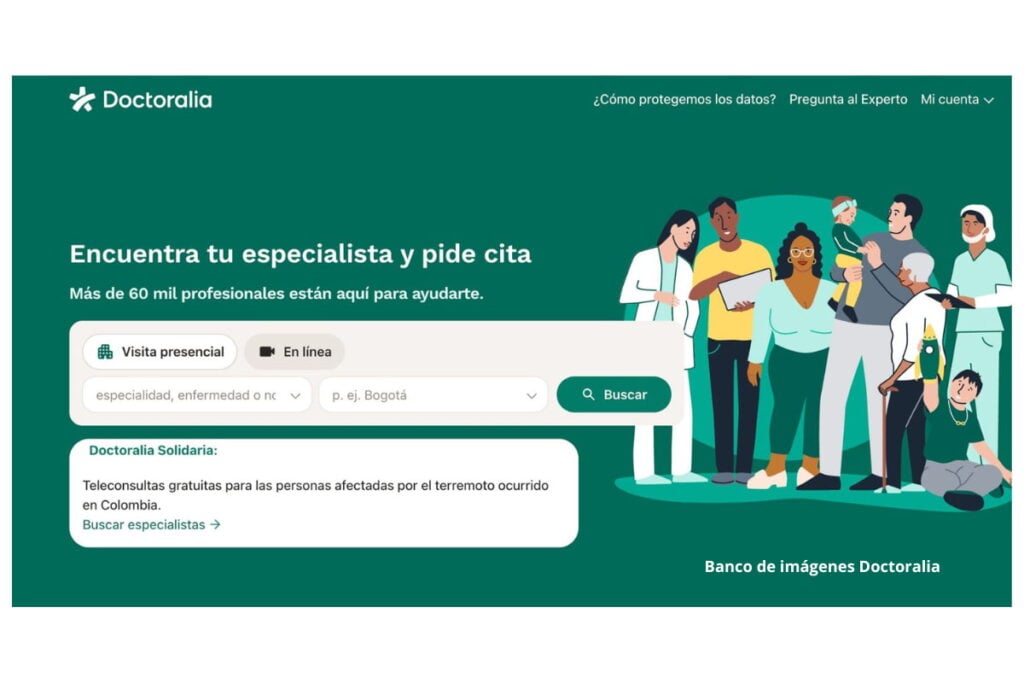 Teleconsultas gratuitas para afectados por el terremoto en Colombia: cómo acceder 3 Teleconsultas gratuitas, Terremoto en Colombia, Doctoralia, Más Colombia