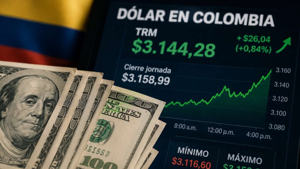 ¡Inesperada tendencia! El dólar sorprende en Colombia y vuelve a subir con fuerza al cierre de la jornada